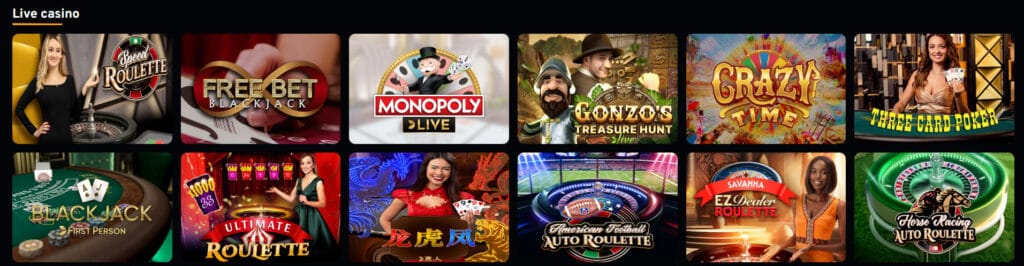 live casino lucky trunk casino
